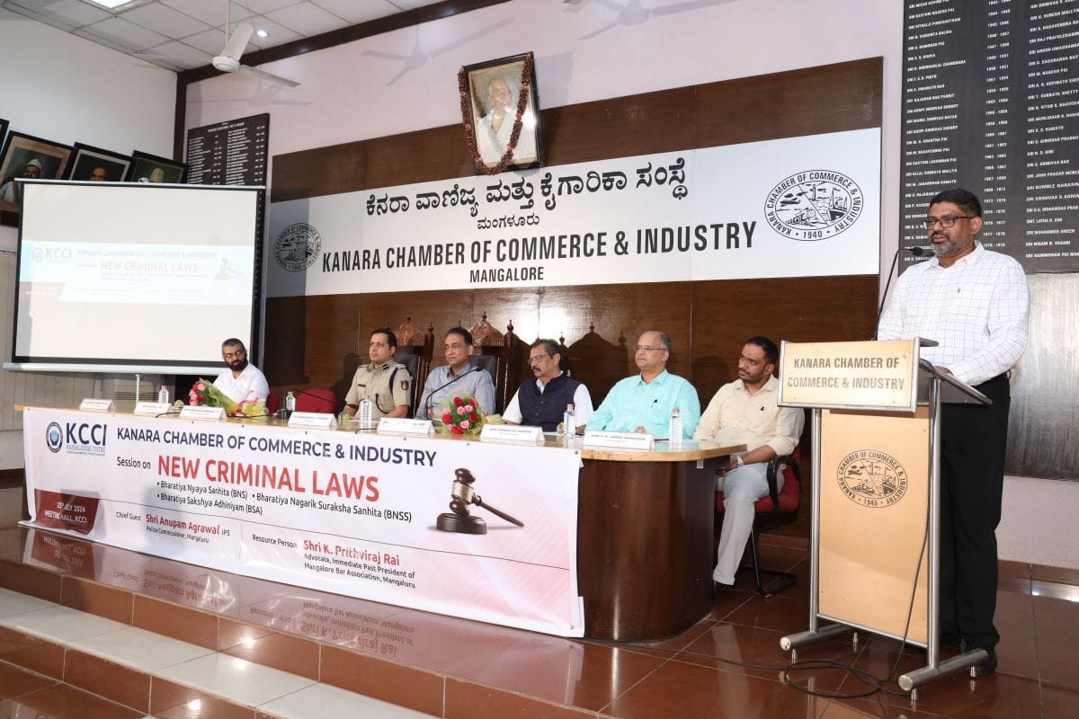 KCCI organized a session on New Criminal Laws 
