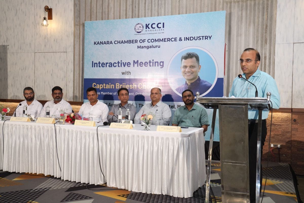 KCCI organized an Interactive Meeting with Captain Brijesh Chowta